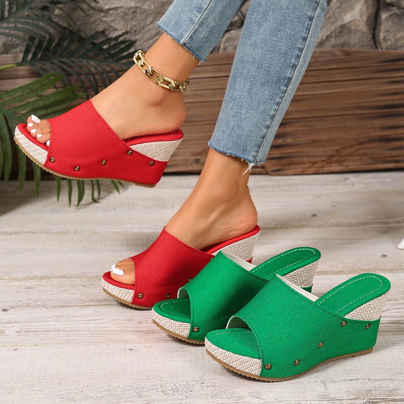 Espadrille Wedge Shoes - 2026 Sommer Neue Damen Espadrille Keilabsatz-Sandalen
