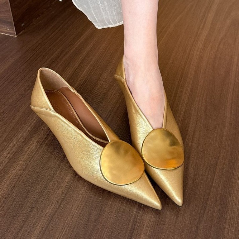 Shoes For Women Flats - 2025 frühling Sommer Spitz Schuhe Slip