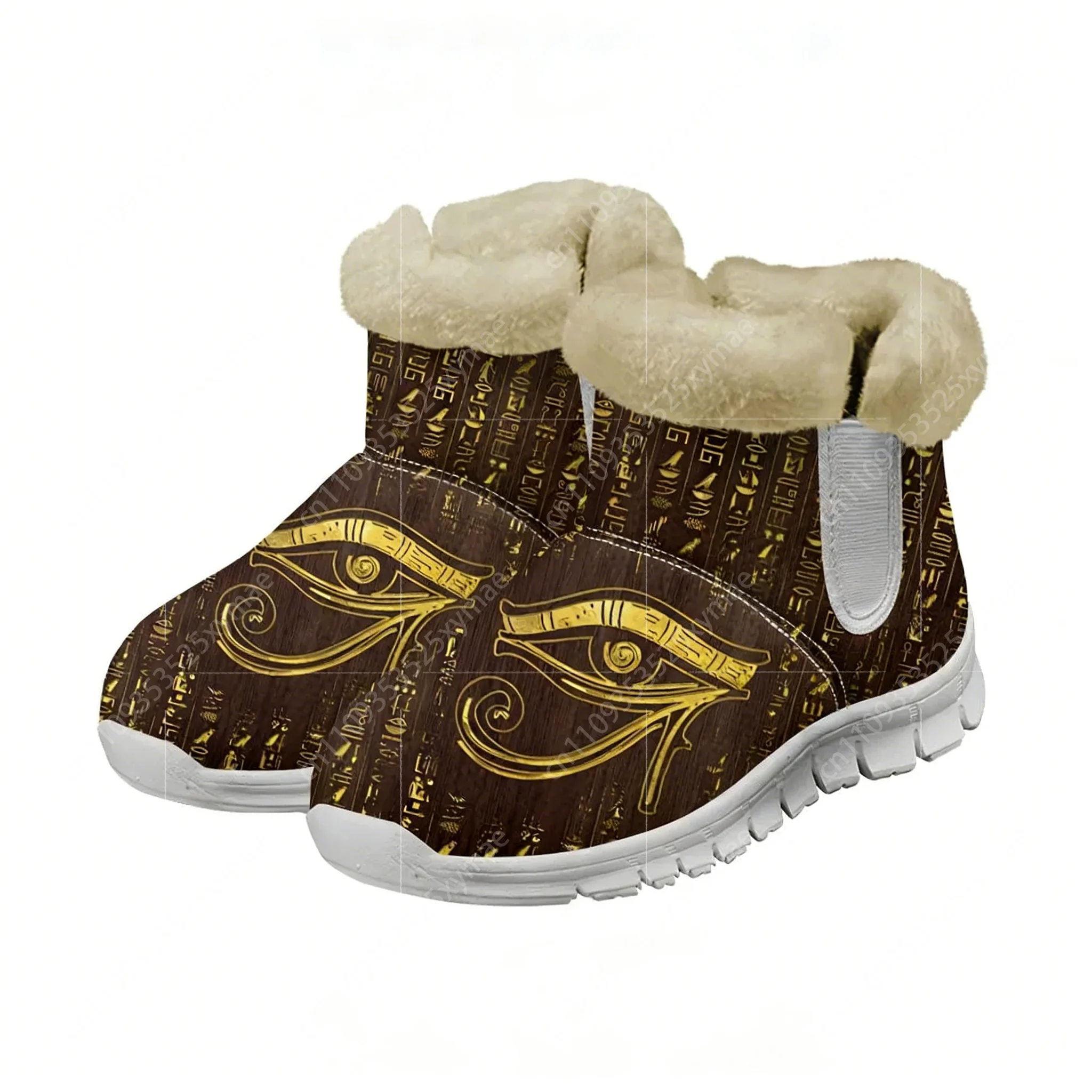 Women Shoes Egypt - Horus, ägyptischer Gott, Auge Ägyptens, Schneestiefel