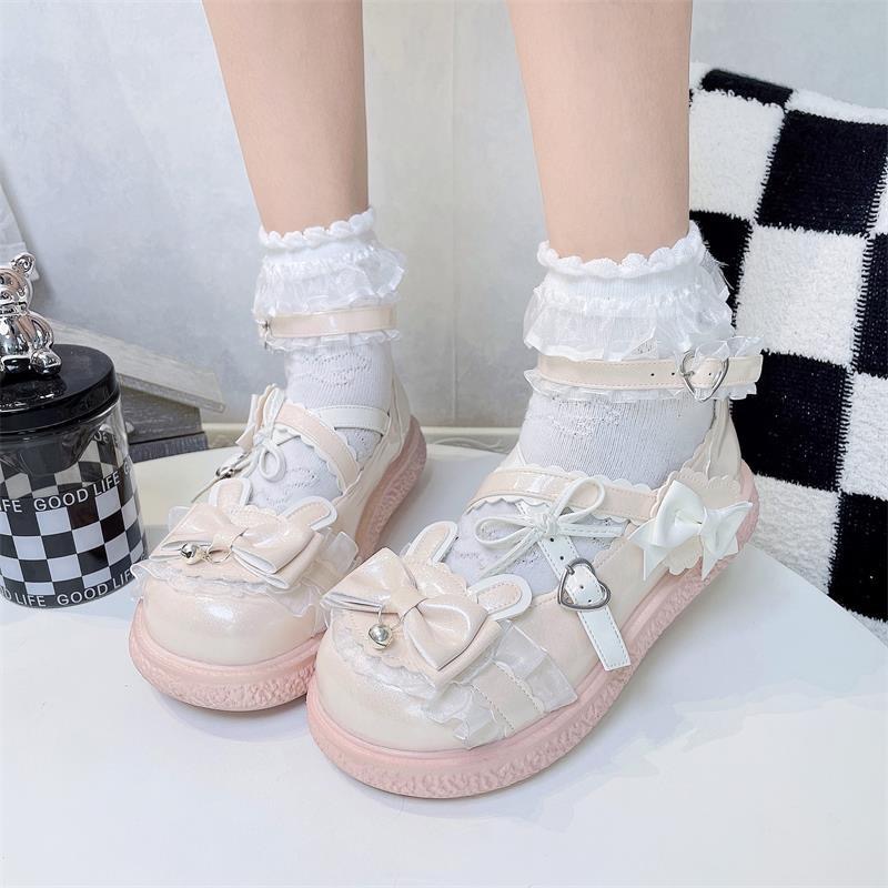 Women Shoes Wedges - Süße runde Kopf süße Mädchen Lolita