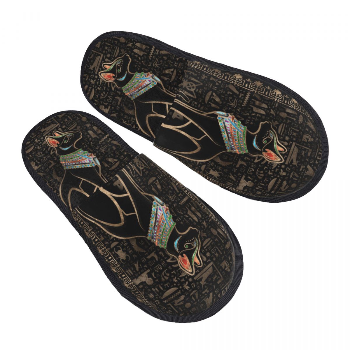 Women Shoes Egypt - Benutzerdefinierte ägyptische Katze Bastet Gästehausschuhe für