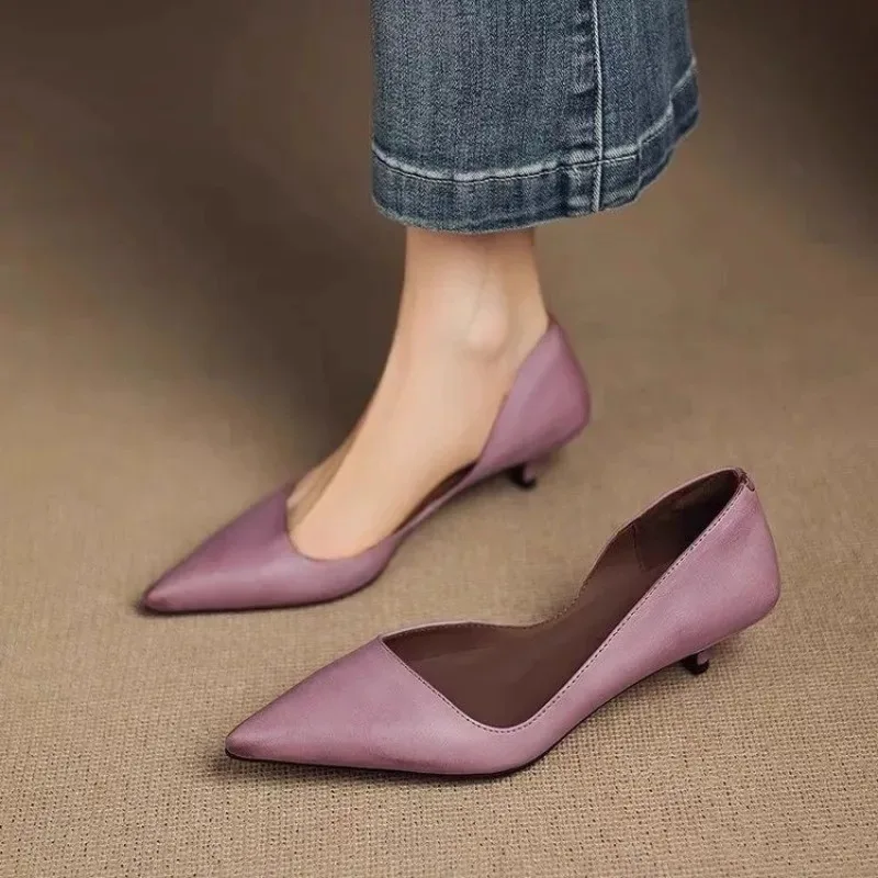 Women'S Heels - Damen-Stiletto-Absätze mit spitzem Zehenbereich, modisch, vielseitig,