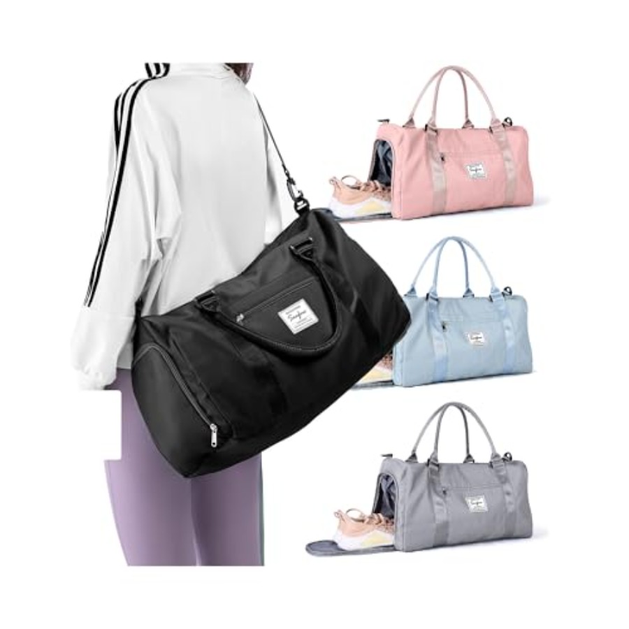 Women'S Shoes To Men'S - Kleine schwarze Sport-Reisetaschen für Damen und
