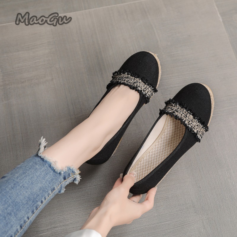 Damen-Espadrille-Keilabsatzsch – Espadrille Wedge Shoes Bewertung und Preis