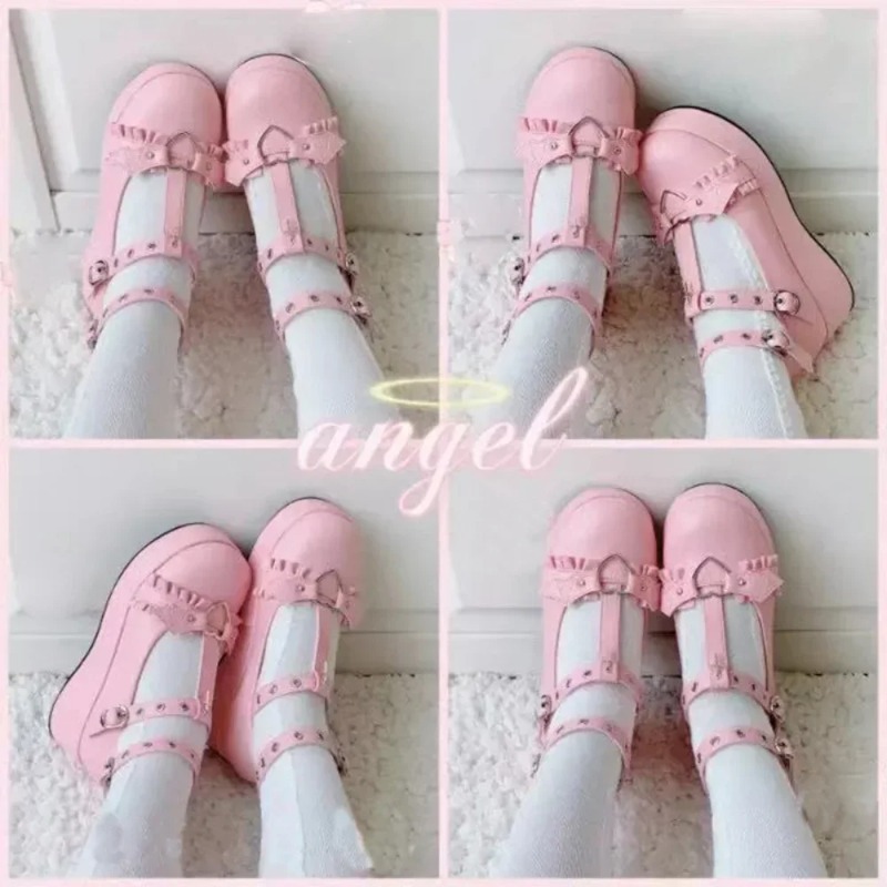 Neue Sweet Heart Buckle Wedges – Women Shoes Wedges Bewertung und Preis