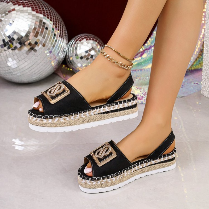 Damen-Plateau-Espadrille-Sanda – Espadrille Wedge Shoes Bewertung und Preis