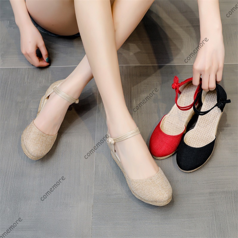 Comemore Sandalen mit hohem Ab – Espadrille Wedge Shoes Bewertung und Preis