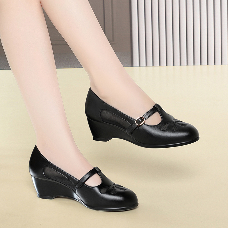 Sommer-Mesh-Schuhe mit Keilabs – Women Shoes Wedges Bewertung und Preis