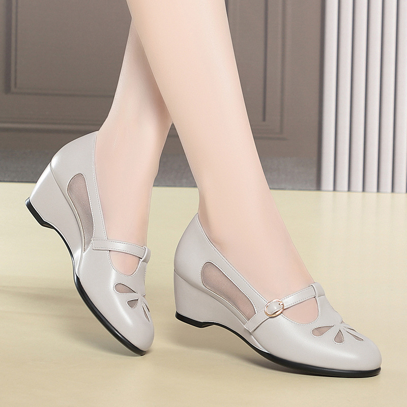 Sommer-Mesh-Schuhe mit Keilabs – Women Shoes Wedges Bewertung und Preis