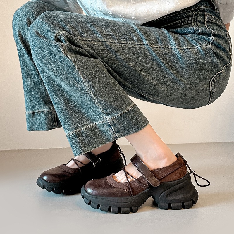 Neue Retro-Ballett-Mary-Jane-S – Women Shoes Wedges Bewertung und Preis