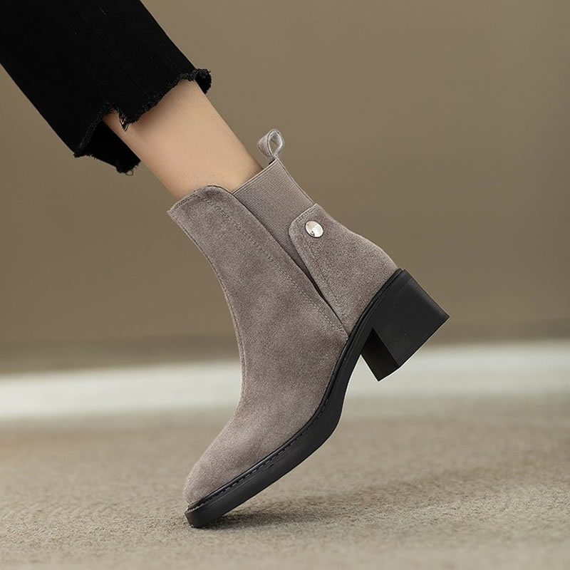 Wildleder Damen klobige Stiefe – Women'S Shoes Trending 2025 Bewertung und Preis
