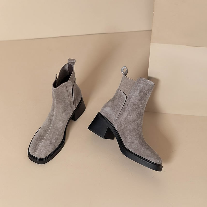Wildleder Damen klobige Stiefe – Women'S Shoes Trending 2025 Bewertung und Preis