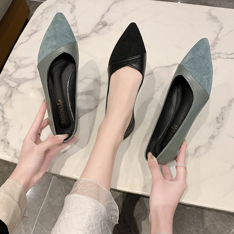 Flache schwarze Lederschuhe fü – Women Shoes Wedges Bewertung und Preis