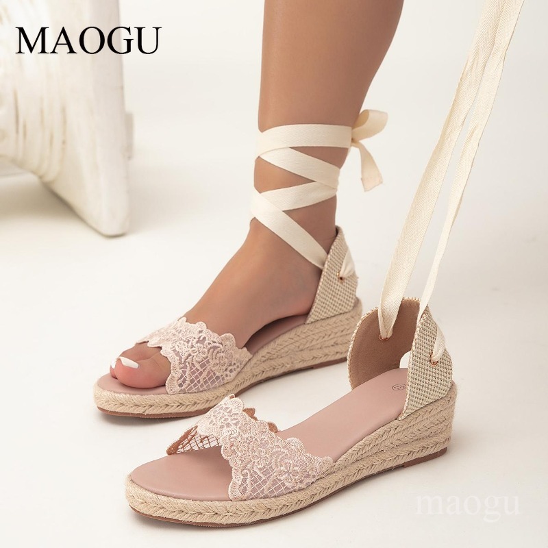 Damen Boho Keilabsatz-Espadril – Espadrille Wedge Shoes Bewertung und Preis