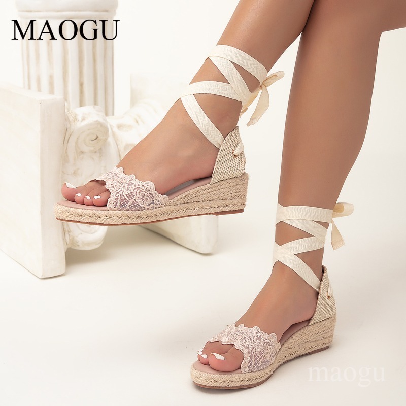 Damen Boho Keilabsatz-Espadril – Espadrille Wedge Shoes Bewertung und Preis