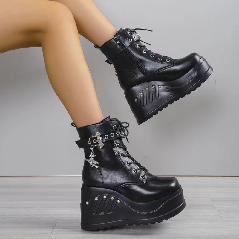 10CM Neue Gothic-Style Plateau – Women Shoes Ksa Bewertung und Preis