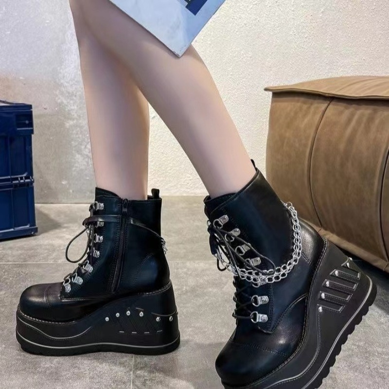 10CM Neue Gothic-Style Plateau – Women Shoes Ksa Bewertung und Preis