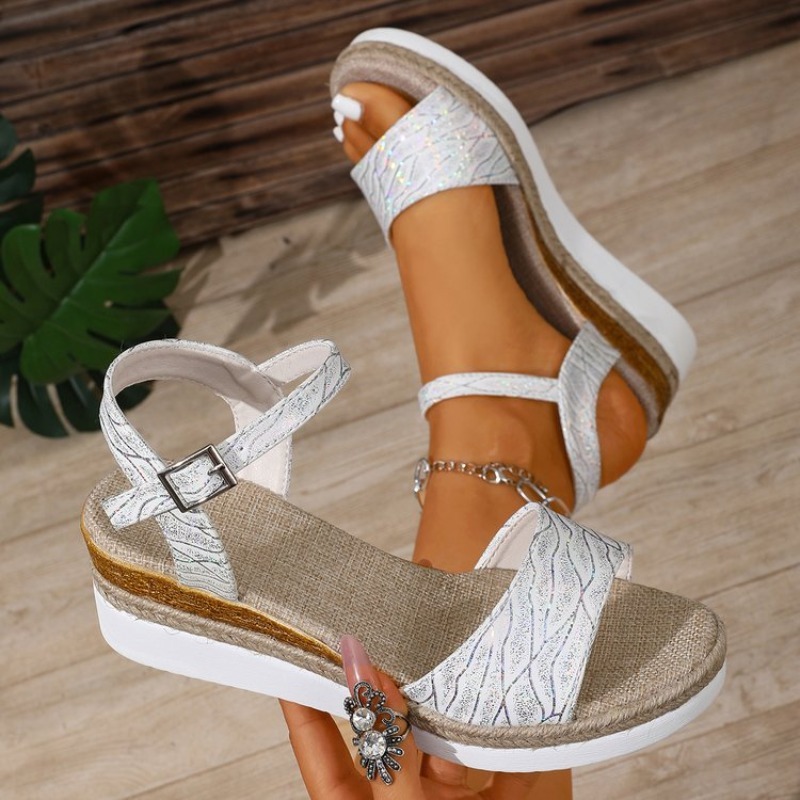 Keilsandaletten für Damen Weiß – Espadrille Wedge Shoes Bewertung und Preis